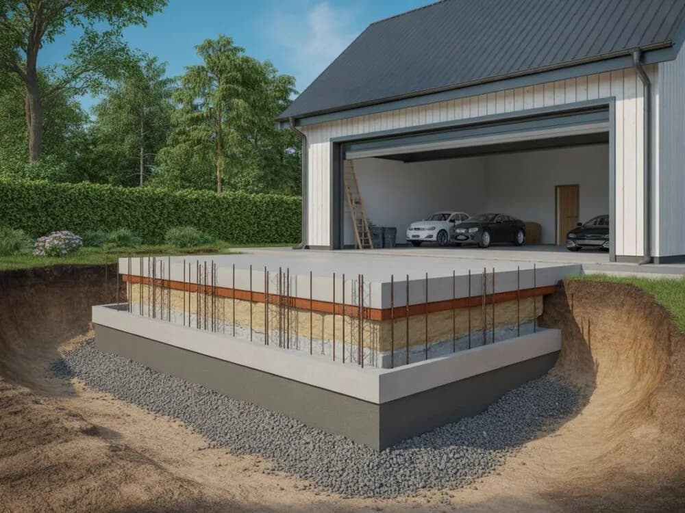 Jaki głęboki fundament pod garaż? Kluczowe czynniki do rozważenia